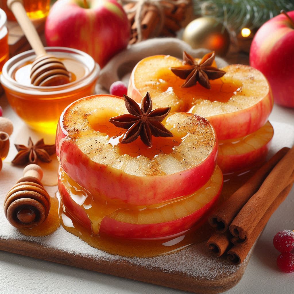 Baked apples with honey and cinnamon – Ceimayá | Premium Honey