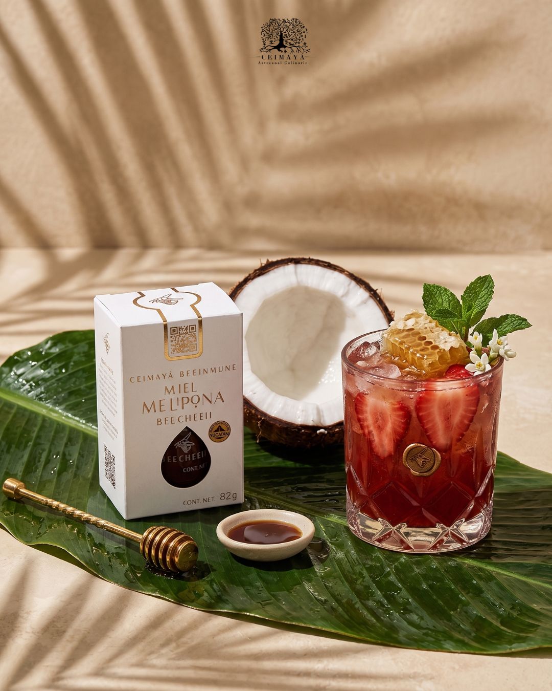Strawberry Melipona Glow: freshness that blooms in every sip